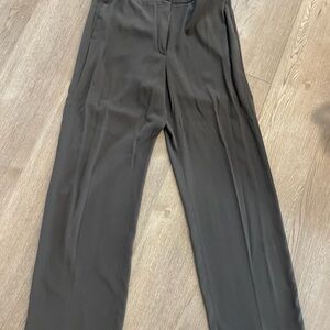 Aritzia Babaton Elegant Olive Green Trousers